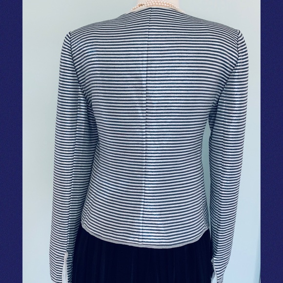 HOST PIC Armani Collezioni Metallic Blazer 14 NWT - Picture 3 of 8